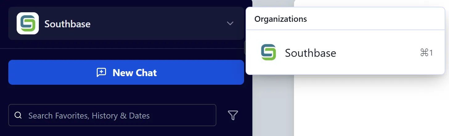Chat Sidebar Header