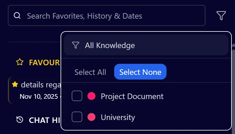 Project Filter