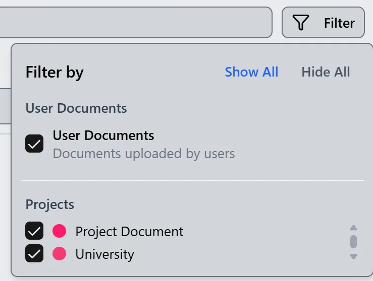 Project Filter