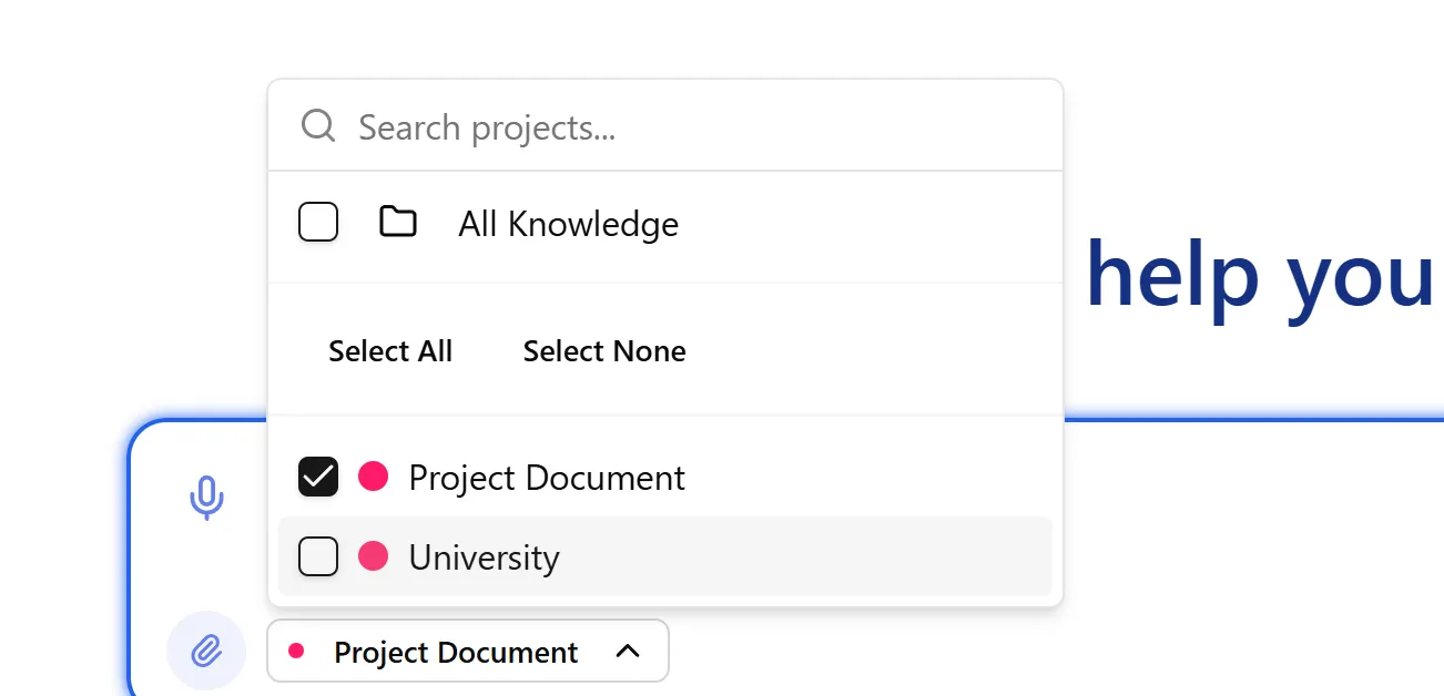 Project Selector