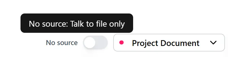 Source Mode Toggle